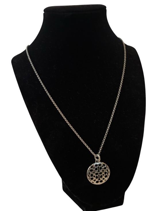 925 Sterling Silver Jewelry - Coach Pendant Necklace on 925 Sterling Silver Chain (Chain Not Coach)